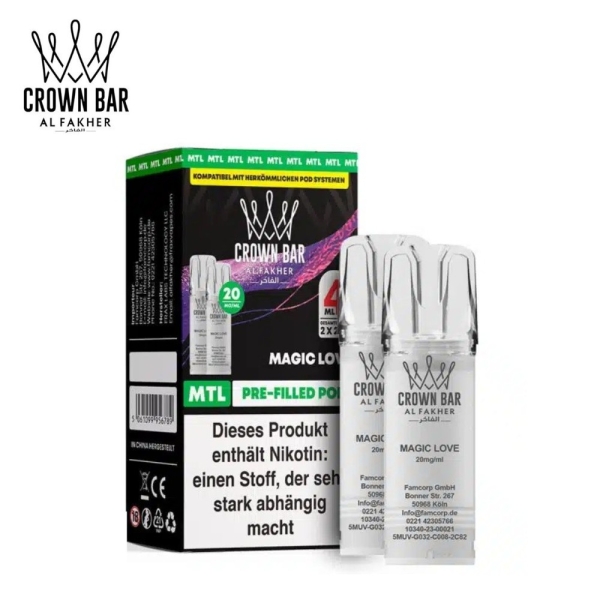 Al Fakher 600 - Magic Love - Prefilled Pod 2ml/ Stück